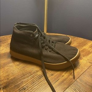 NoBull Sz 11.5 W and 10 M Black Gum Canvas Training shoes